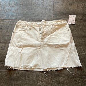 Free People Denim Skirt